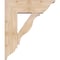 Ekena Millwork Funston Traditional Smooth Bracket w/ Offset Brace, Douglas Fir, 7 1/2"W x 22"D x 26"H BKT0806X22X26FST01SDF - alternate 2
